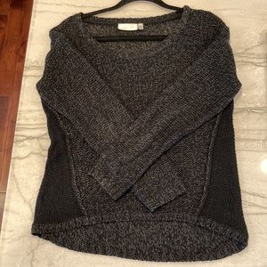 RD style black with gray flecks sweater